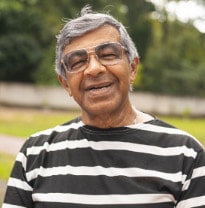 man smiling